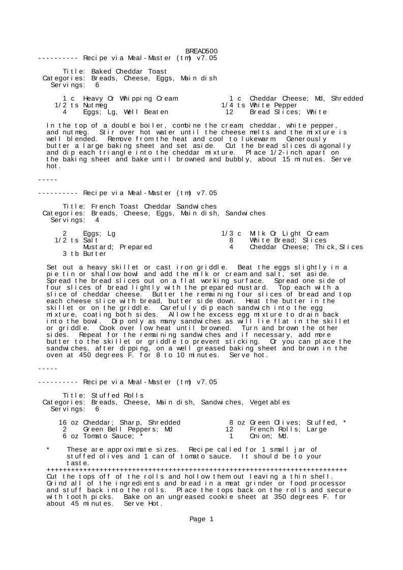 eBook: Savory Cheese and Sourdough Bread Recipes Collection