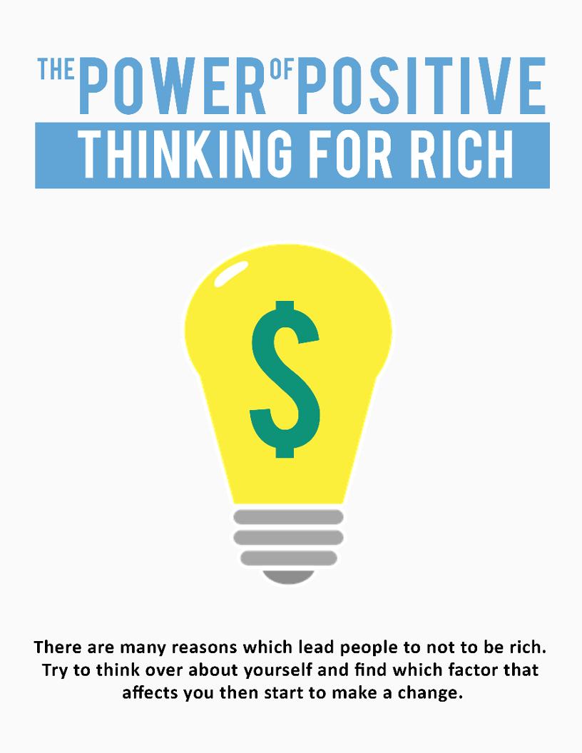 eBook: Harnessing Positive Thinking for Rapid Wealth Creation