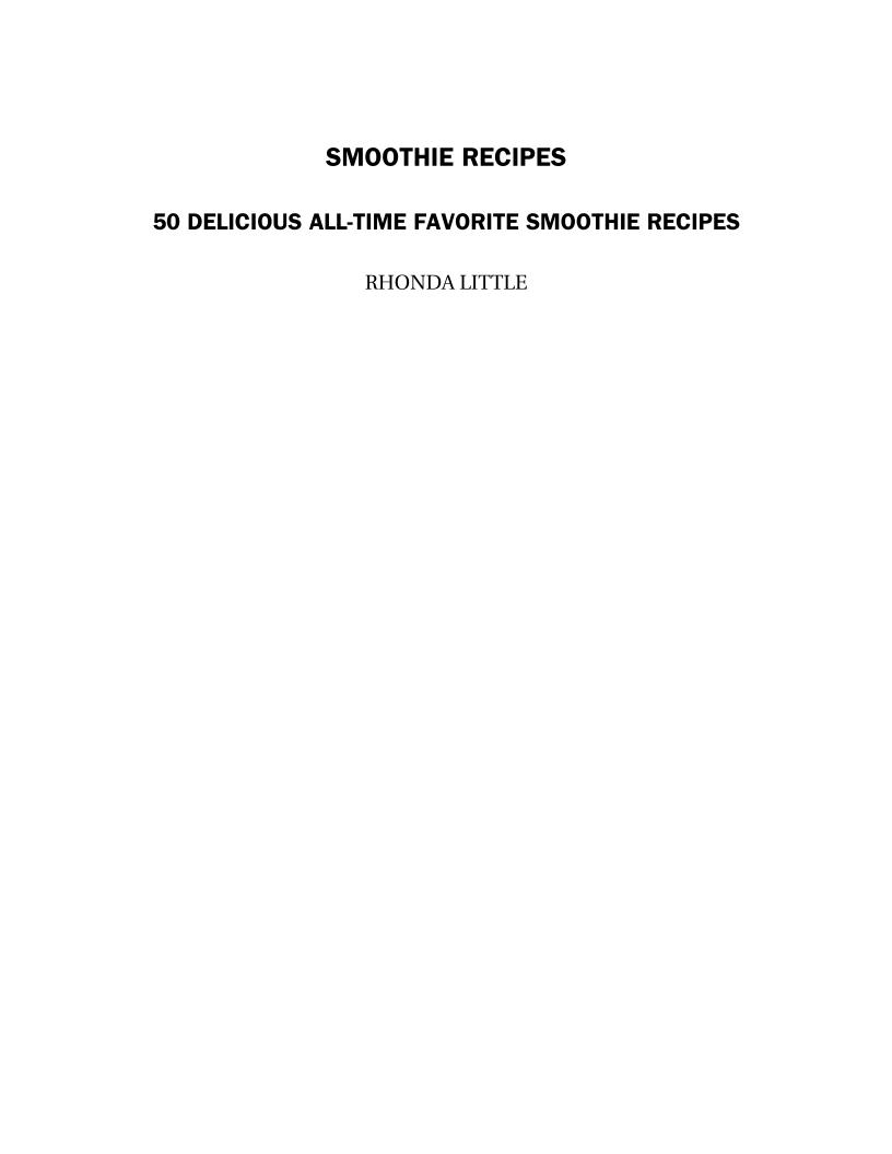 Discover the Ultimate eBook of 50 Delicious Smoothie Recipes