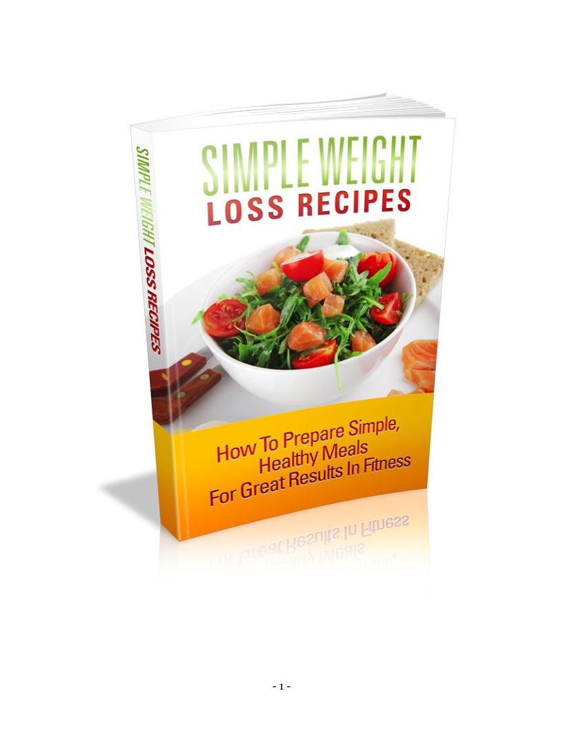 eBook: Discover Simple Weight Loss Recipes for Optimal Health