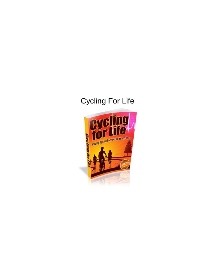 eBook: Cycling for Life – Your Ultimate Guide to Health and Adventure
