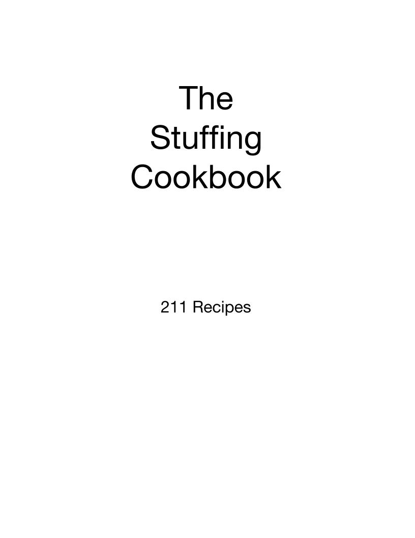 The Ultimate eBook of 211 Stuffing Recipes for Every Occasion