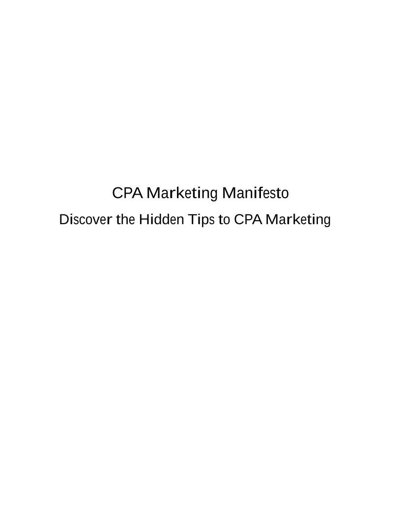eBook: Unveiling the Secrets of CPA Marketing and Its Explosive Popularity