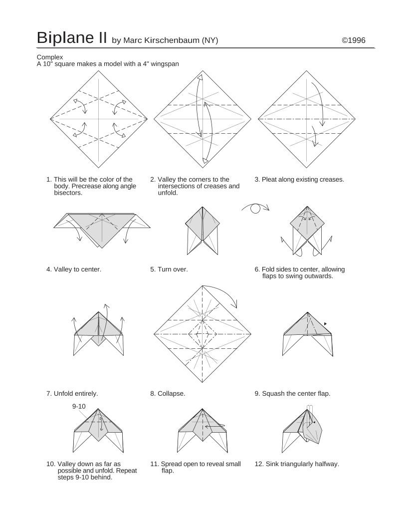 Discover the eBook Guide to Folding Biplane II: An Origami Adventure