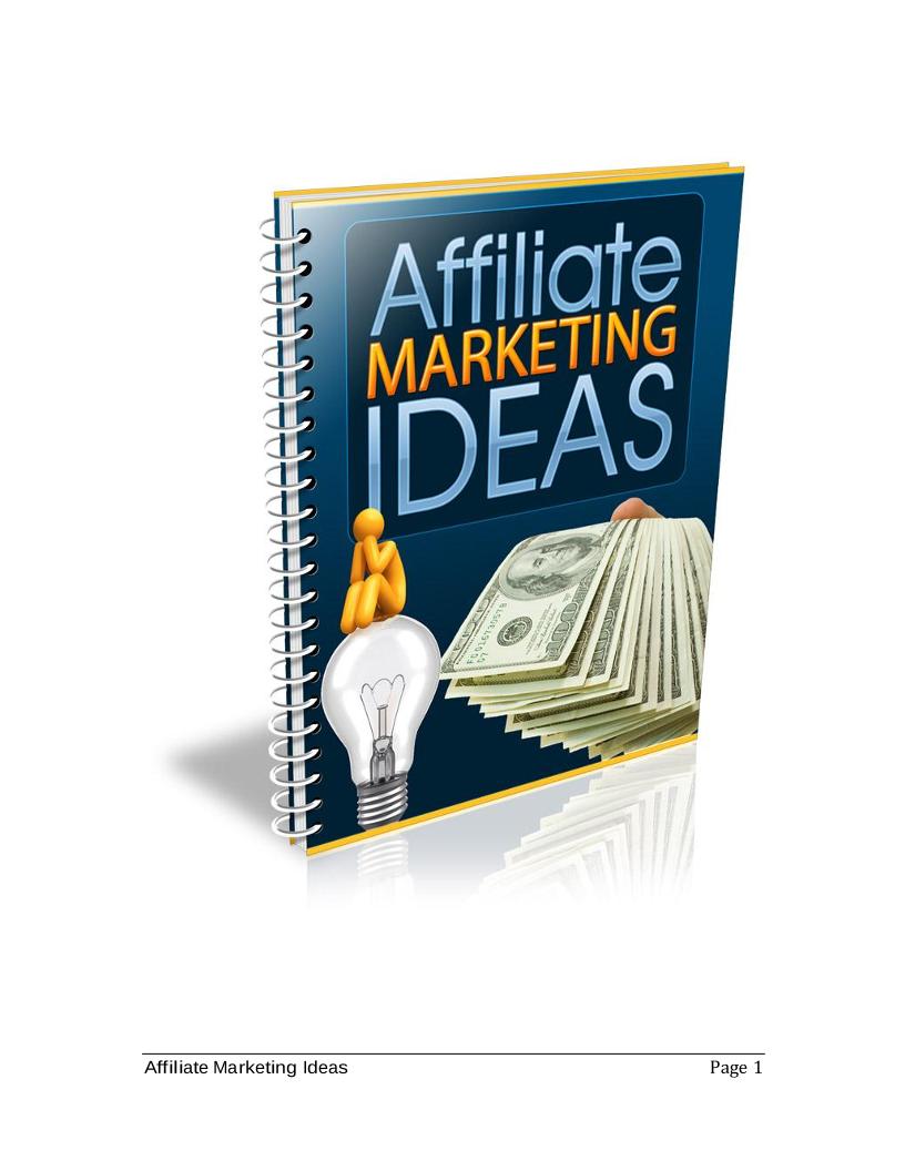 Discover the Ultimate eBook on Profitable Affiliate Marketing Ideas