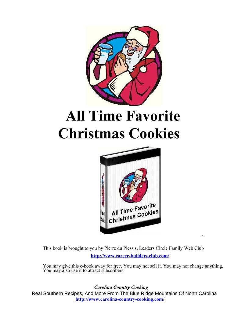 Delightful eBook of Timeless Christmas Cookie Recipes and Holiday Treats