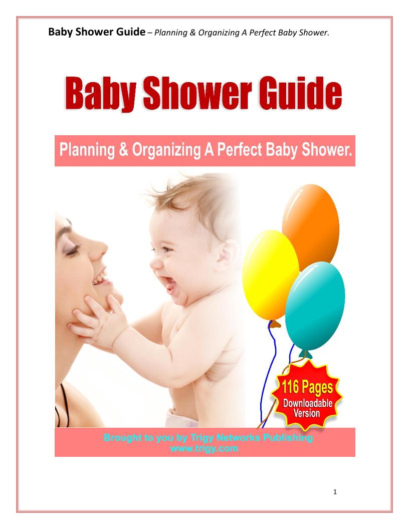 Essential eBook Guide to Planning the Perfect Baby Shower