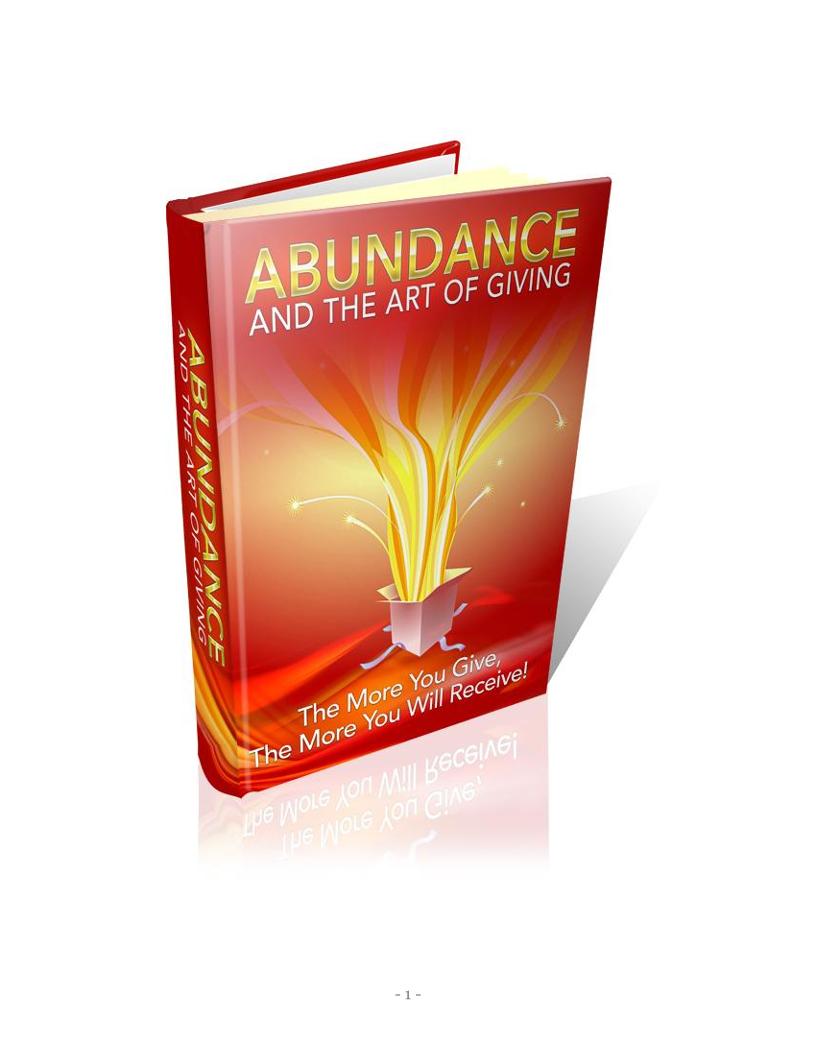 The Art of Abundance and Giving eBook: Pathways to Prosperity