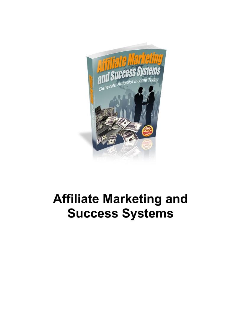 The Ultimate eBook on Mastering Affiliate Marketing Success