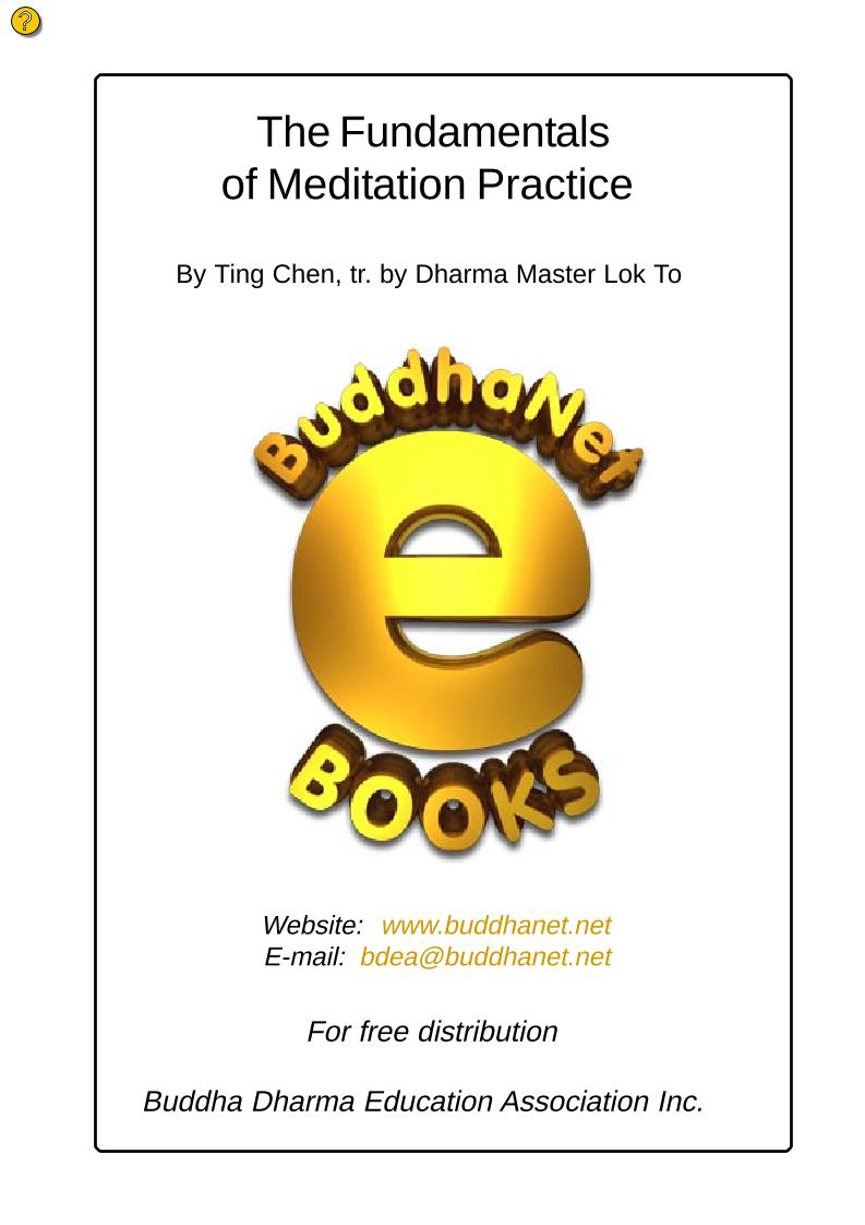eBook: Mastering Fundamentals of Meditation for Inner Peace