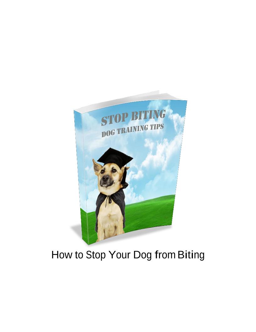 eBook: How to Prevent Dog Bites and Train Puppies Effectively