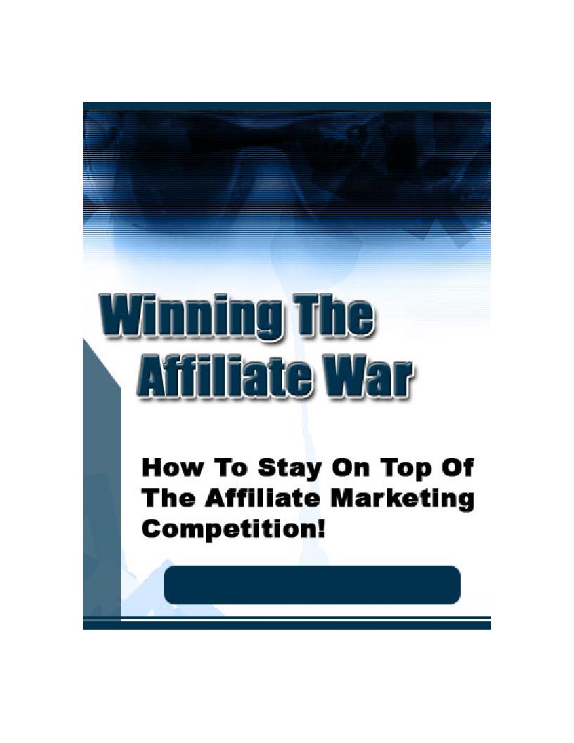 eBook: Winning the Affiliate Marketing War – Strategies for Success