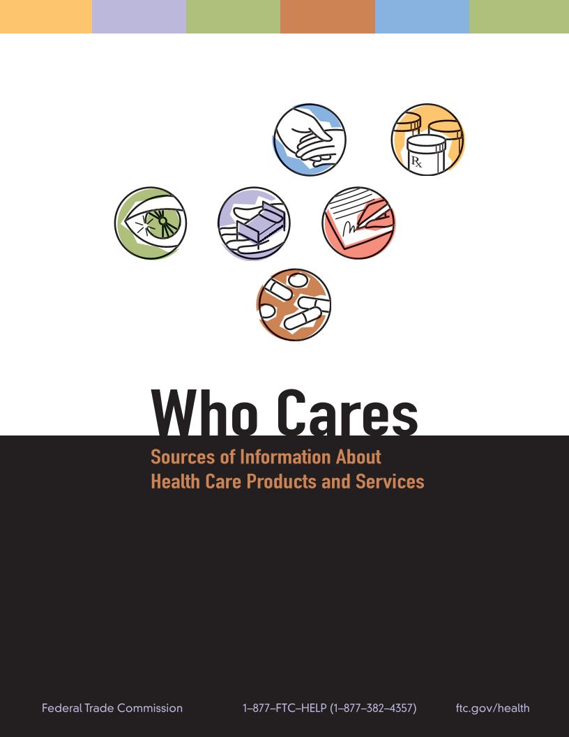 eBook: Who Cares About Reliable Health Care Sources