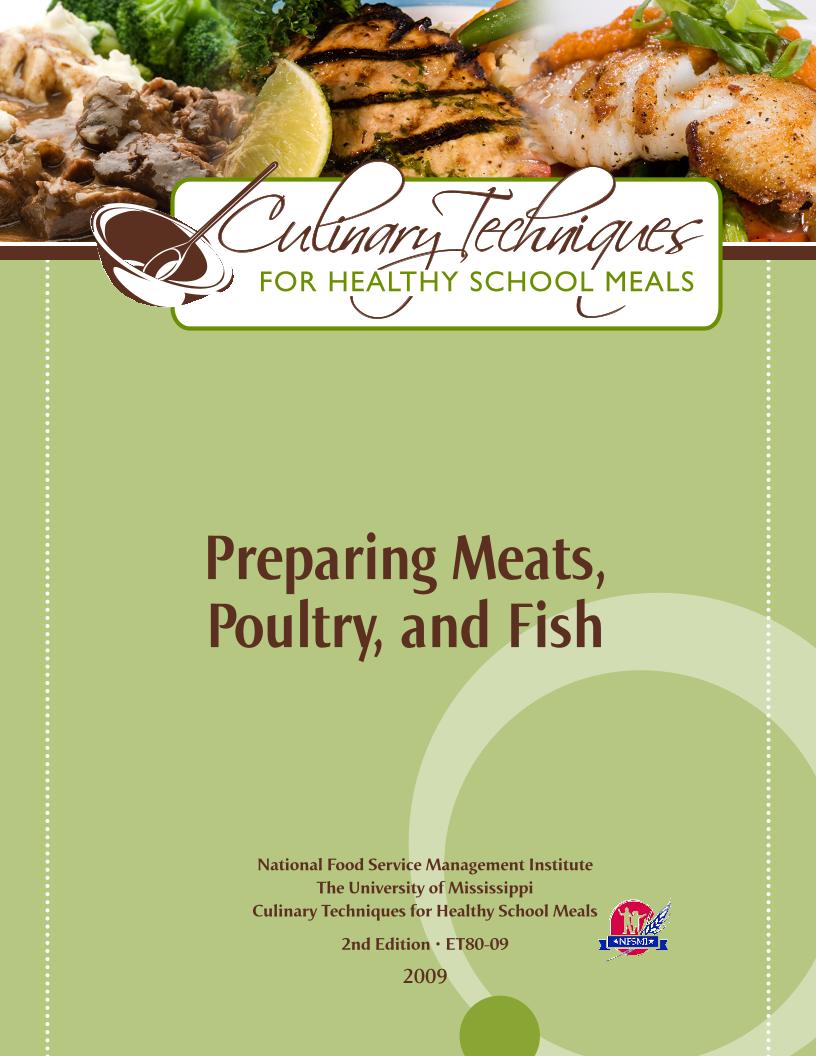eBook on Mastering Meats, Poultry, and Fish for Healthy School Meals