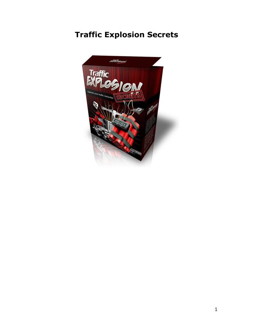 Ultimate Traffic Explosion Secrets eBook for Driving Targeted Website Visitors
