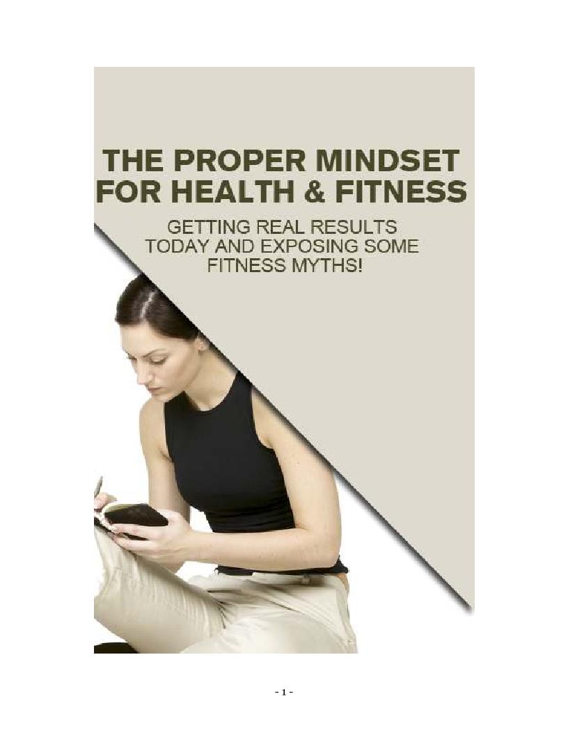 Discover the eBook: Building the Right Mindset for Effective Health and Fitness Programs