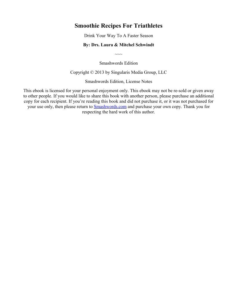 eBook: Energizing Smoothie Recipes for Triathletes – Boost Your Performance