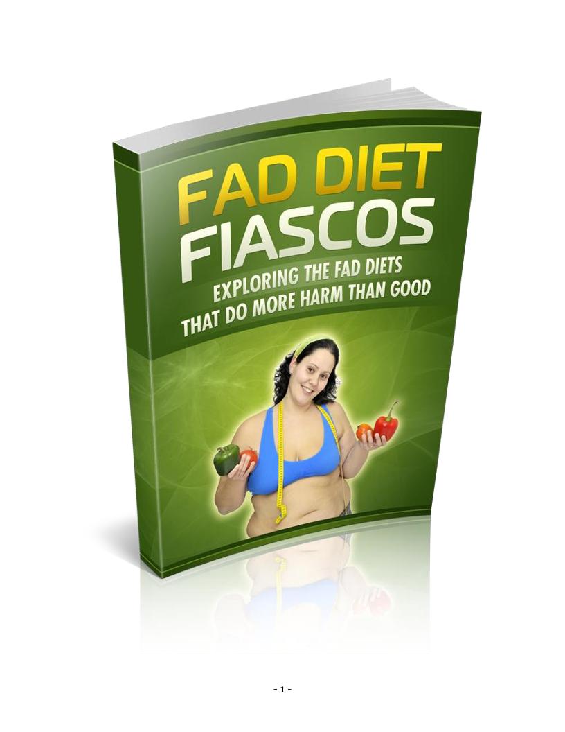 eBook: Unveiling Fad Diet Dangers for Healthy Weight Loss