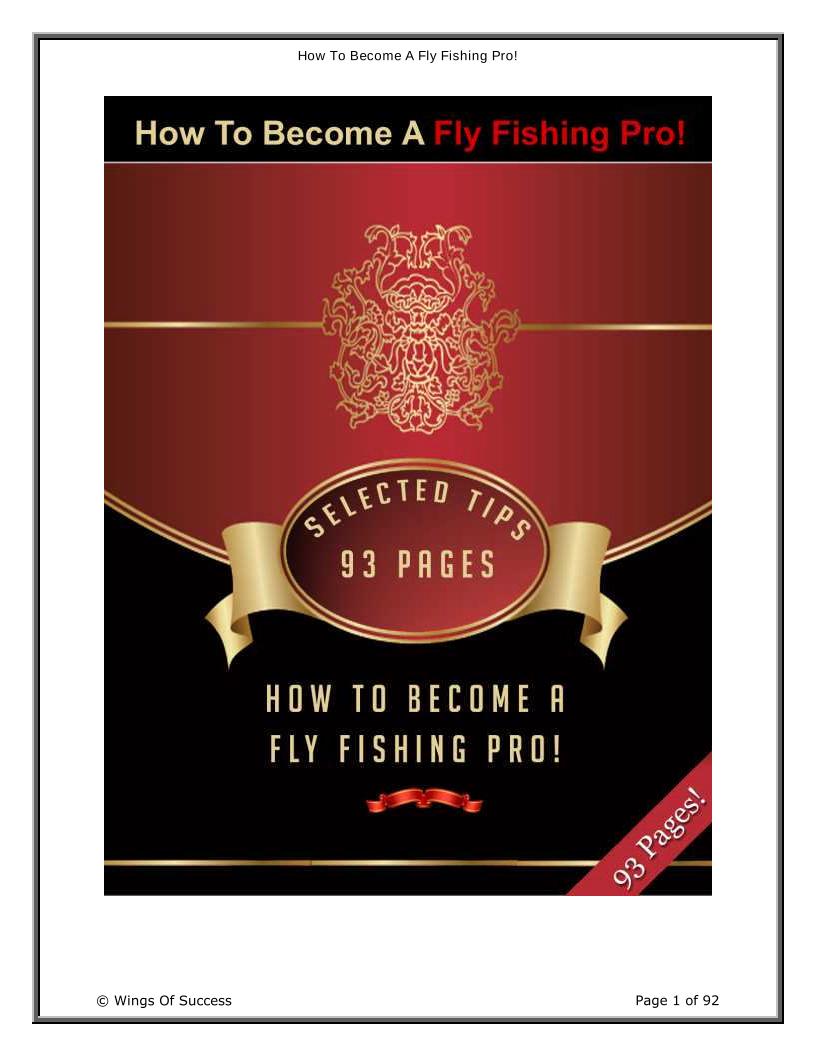 eBook: The Ultimate Guide to Becoming a Fly Fishing Pro!