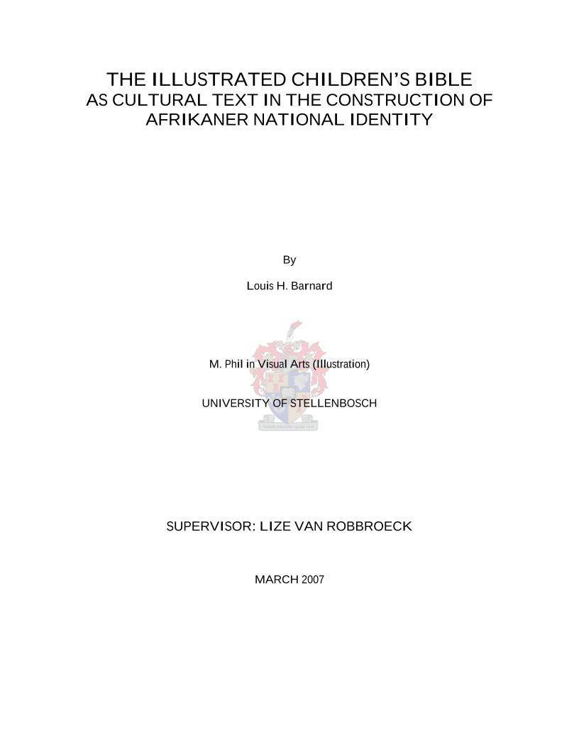 eBook: Afrikaans Children's Bibles Shaping Afrikaner Identity
