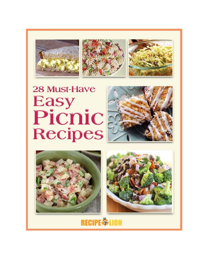 Essential Picnic Recipes eBook: 28 Easy Dishes for Outdoor Fun