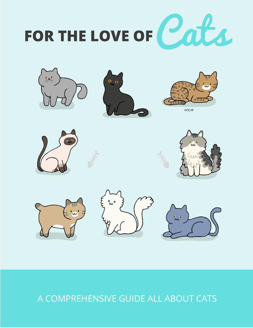 eBook: For the Love of Cats - Ultimate Guide to Feline Care and Health