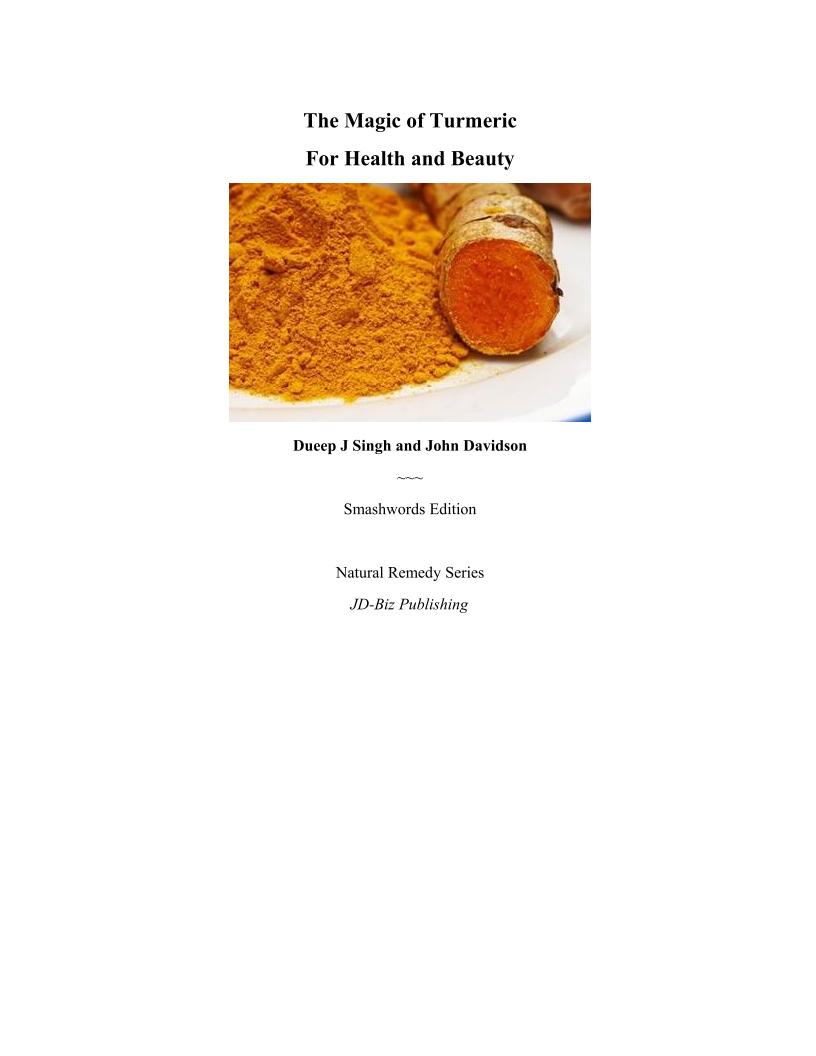 Discover Turmeric Magic eBook: Health, Beauty, and Healing Secrets