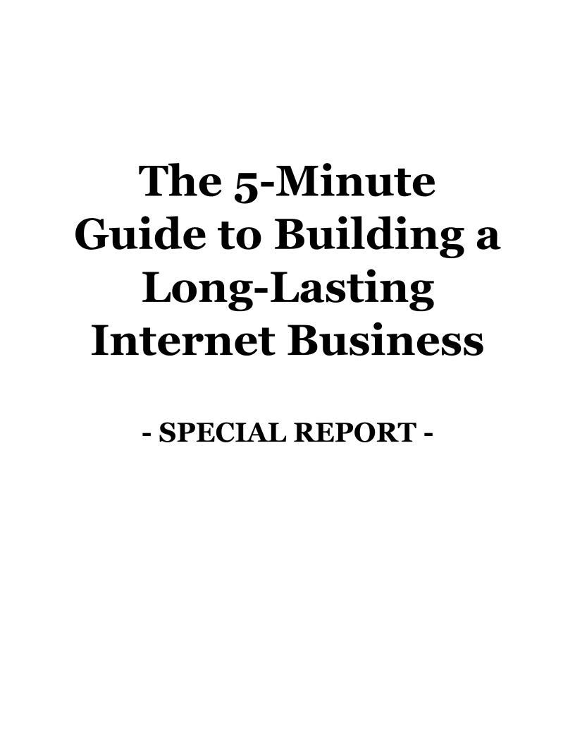 The Ultimate eBook Guide to Building a Lasting Internet Business Empire