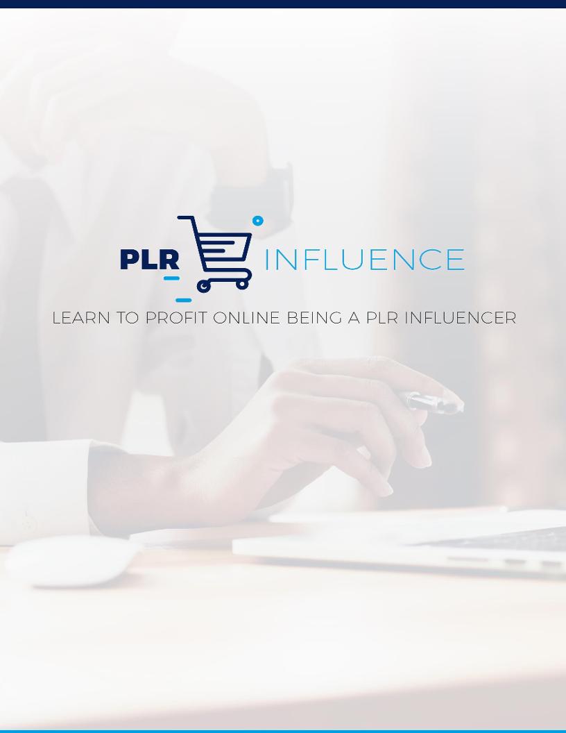 PLR Influence eBook: Unlock Profits with Private Label Rights Strategies
