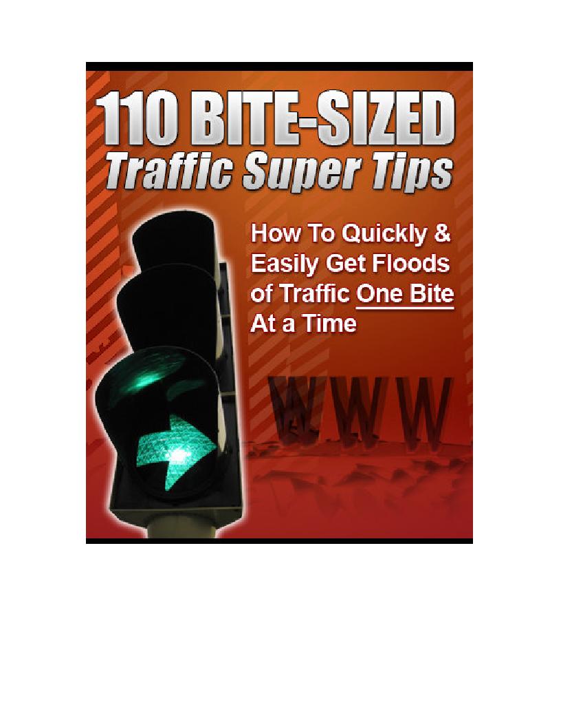 Unlock 110 Proven Traffic Generation Tips: The Ultimate eBook Guide