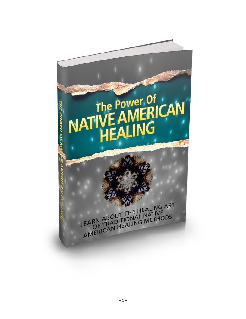 The Ultimate eBook on Native American Healing Wisdom