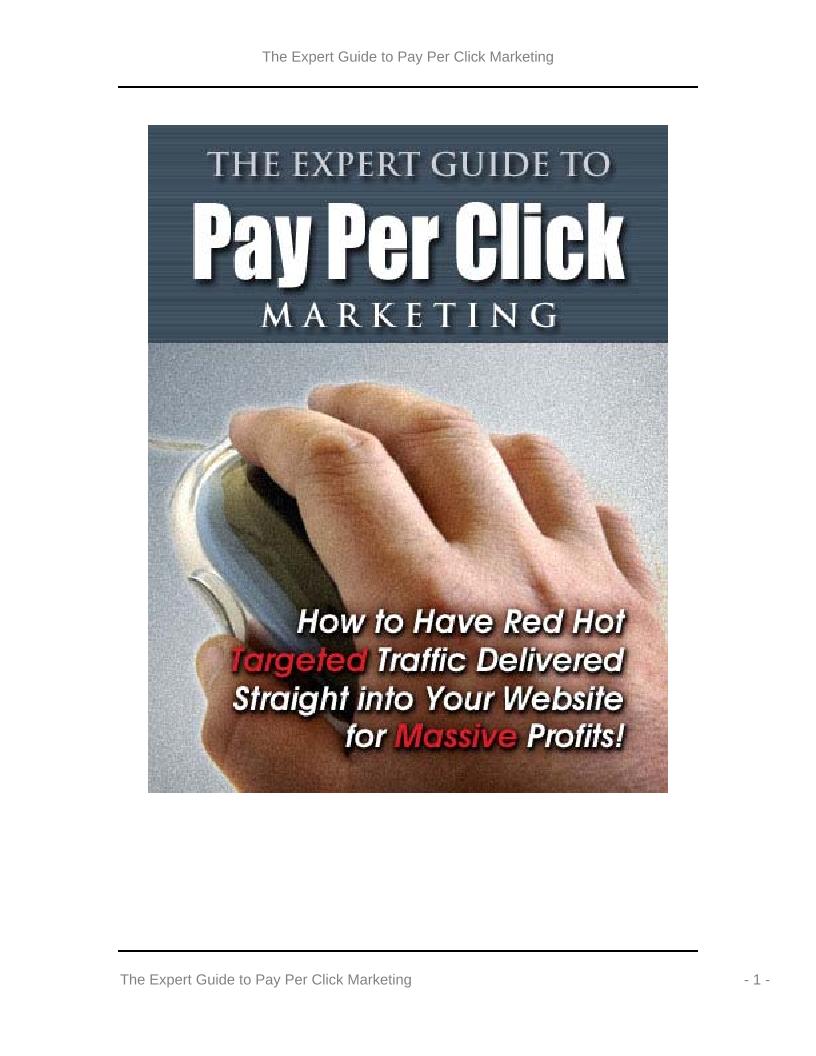 The Ultimate eBook Guide to Mastering Pay-Per-Click Marketing