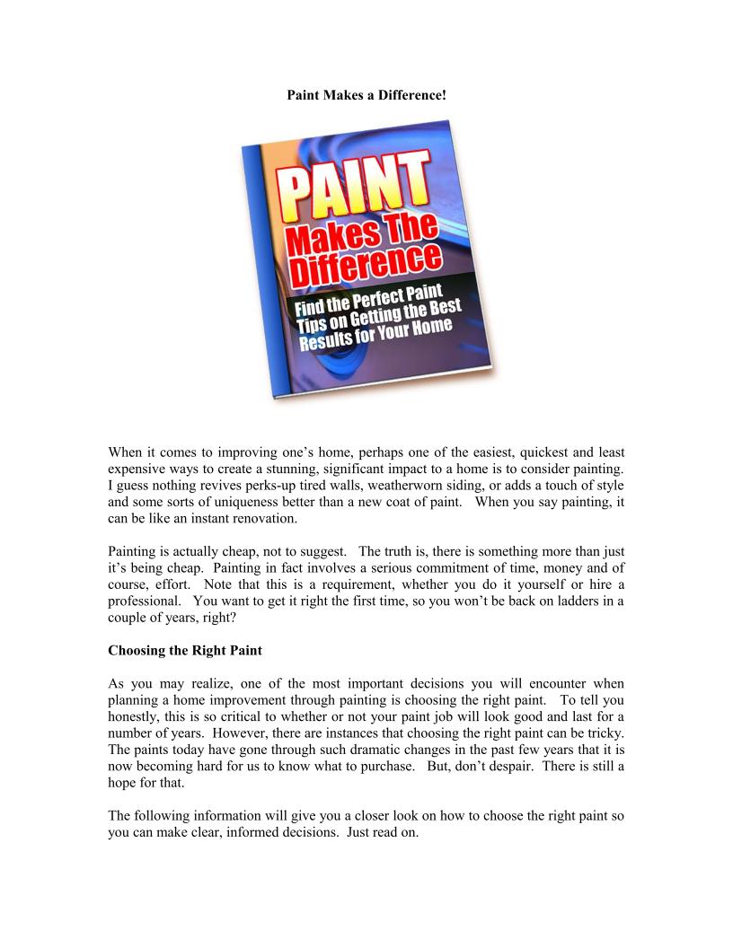 Discover the eBook: How Paint Makes a Real Difference in Your Home