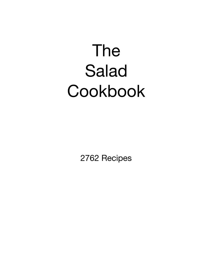 Ultimate Salad eBook: 2762 Fresh and Flavorful Recipes for Every Meal