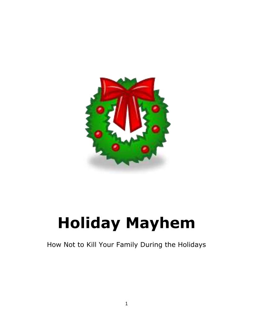 eBook: Holiday Mayhem - Surviving Family Chaos in Three Hilarious Lessons