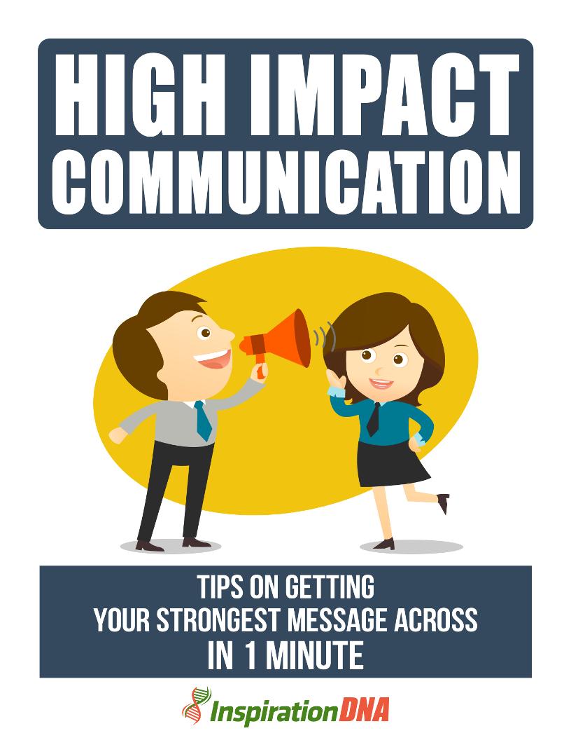 eBook: Mastering High Impact Communication in One Minute