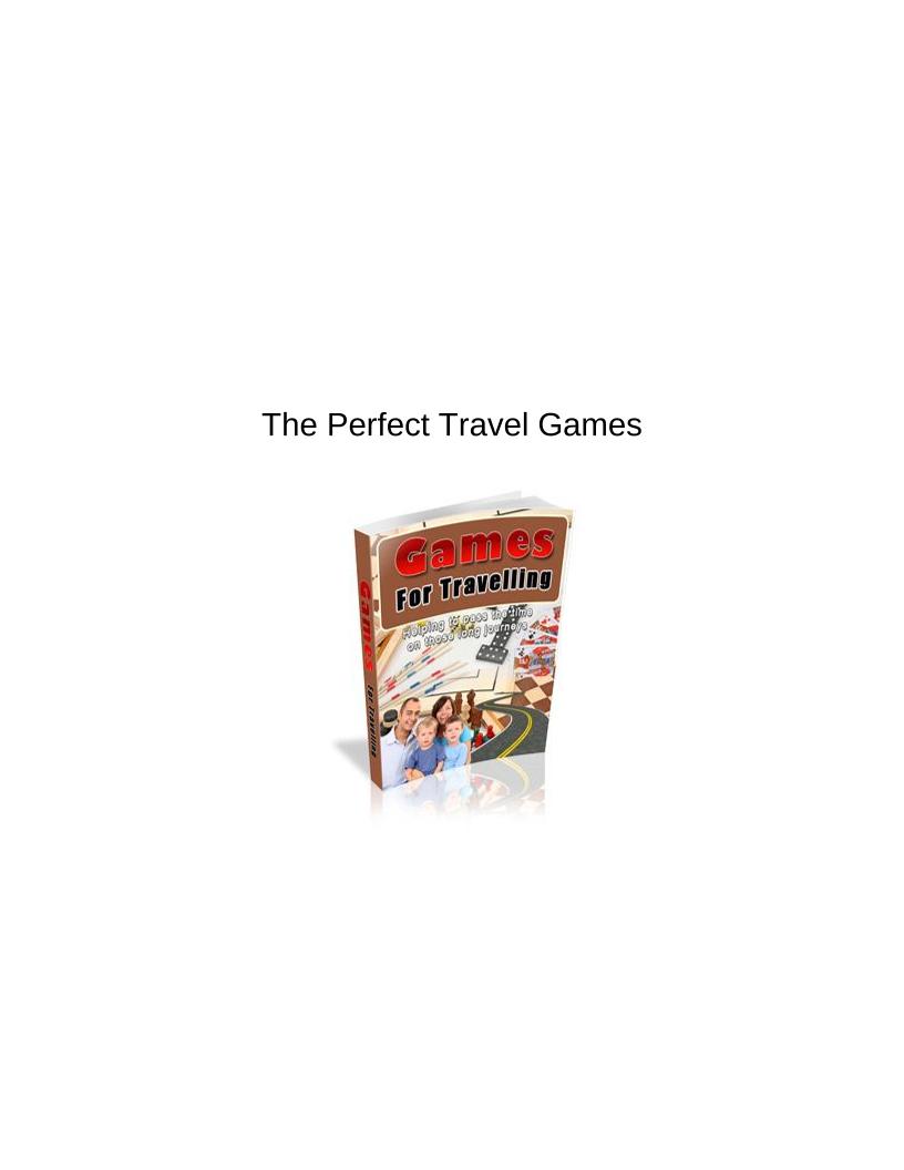 The Ultimate eBook on Fun Travel Games for Families