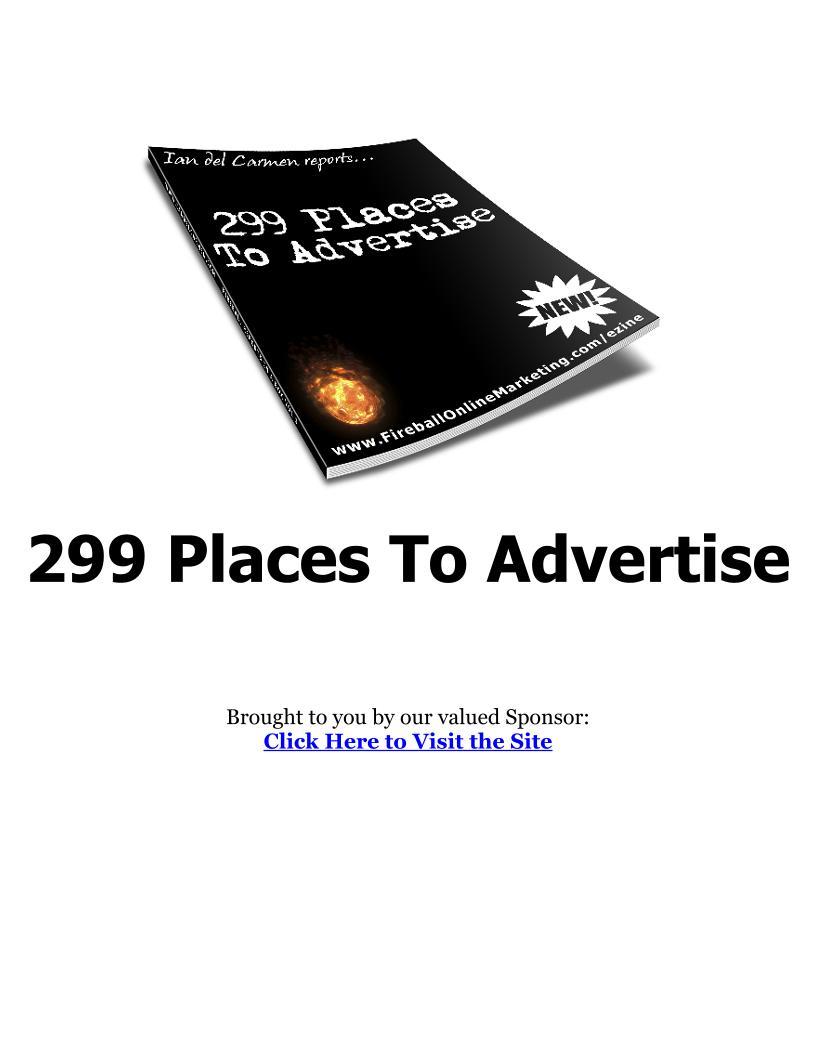 Unlock 299 Prime Advertising Spots: The Ultimate eBook Guide