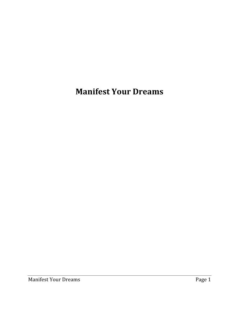 Discover the Secrets to Manifest Your Dreams with This eBook