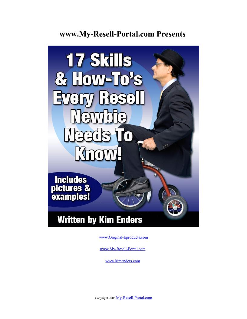 Essential eBook on Mastering Online Skills for Reselling Success
