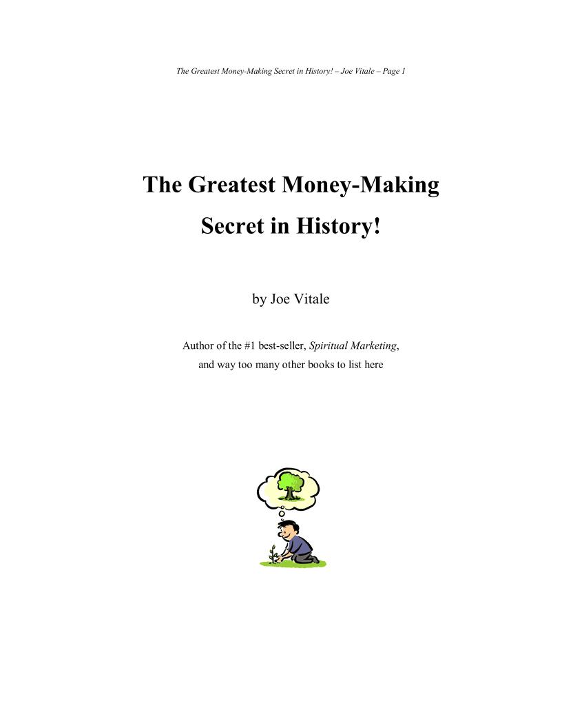 eBook: Discover the Greatest Money-Making Secret Through Giving