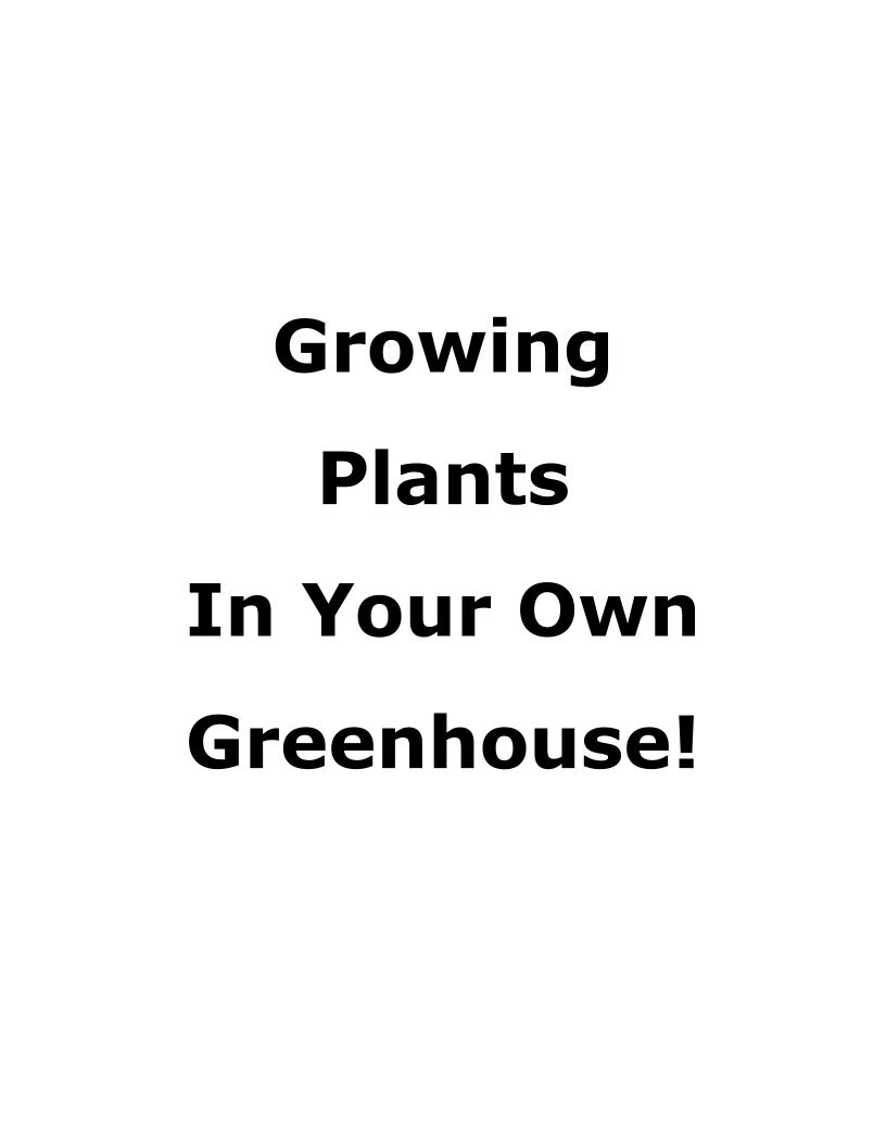 The Essential eBook on Greenhouse Gardening for Enthusiasts