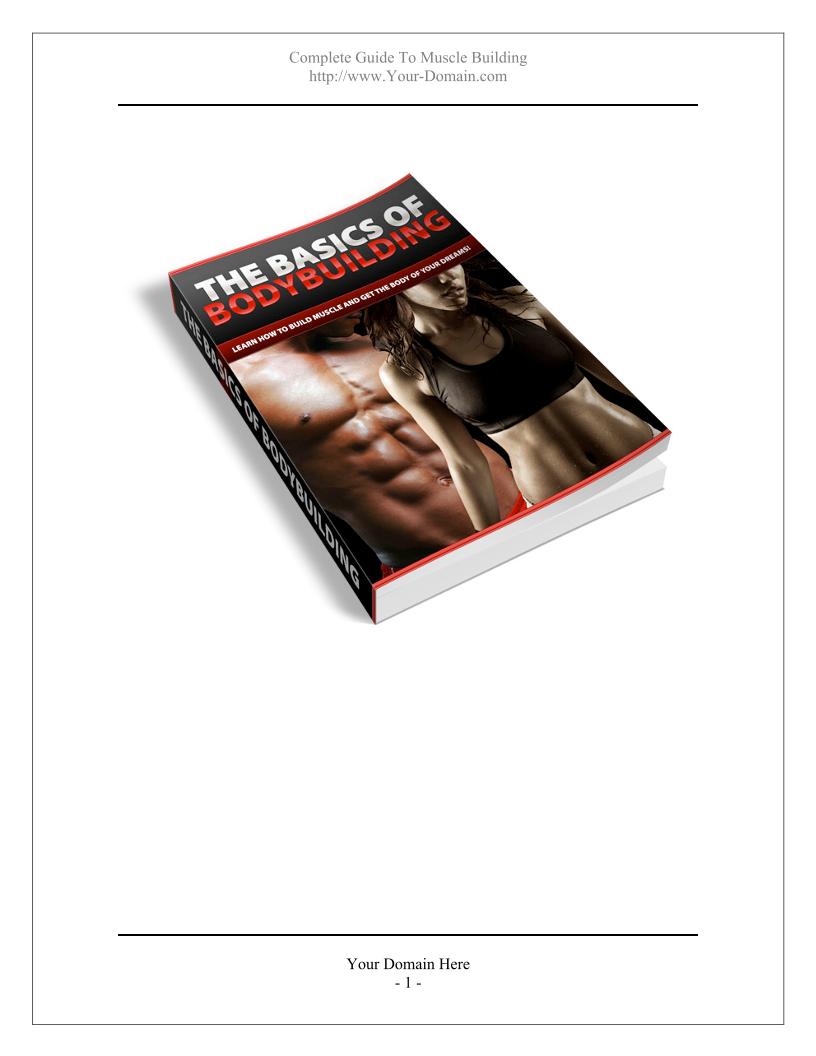 Ultimate eBook Guide to Muscle Building and Strength Training