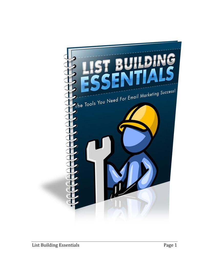 The Essential eBook Guide to Mastering List Building Strategies