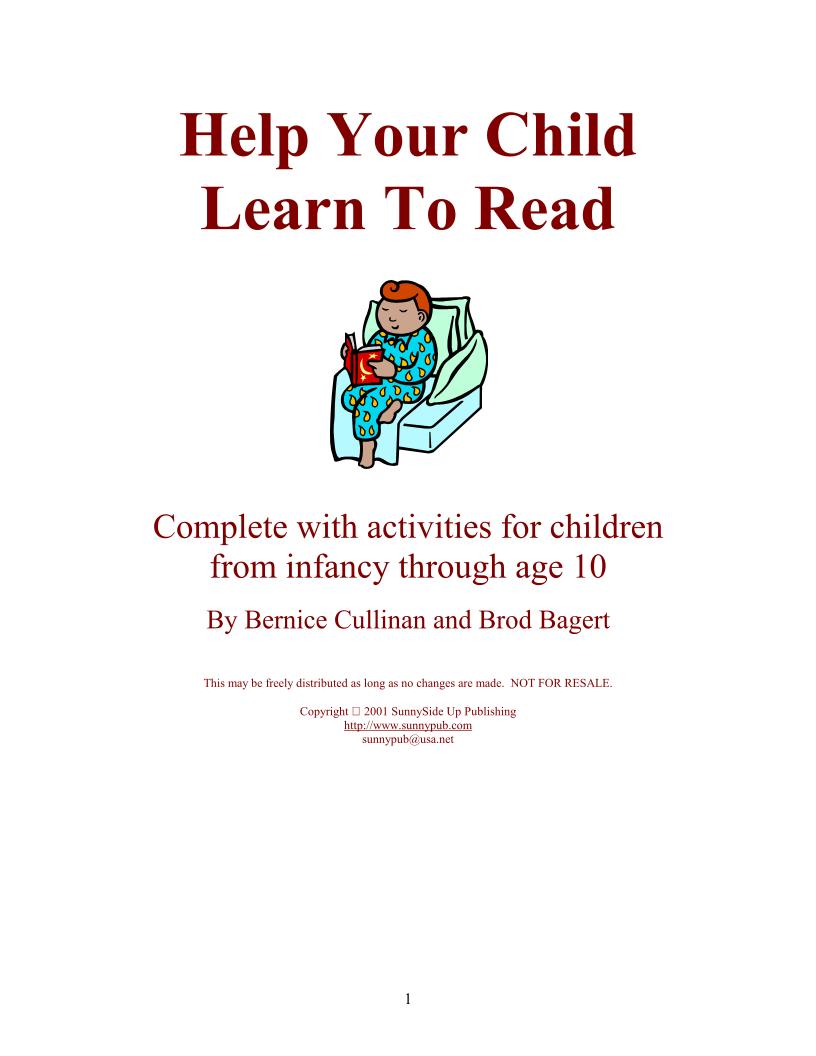 eBook: Empower Parents to Ignite Child's Reading Adventure