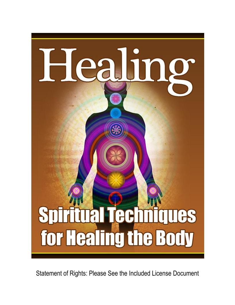 eBook: Unlock Spiritual Techniques for Healing Body and Mind