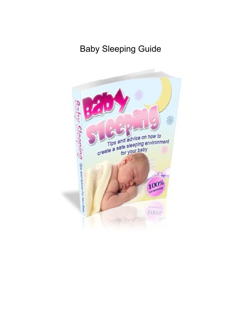 Essential eBook Guide to Peaceful Baby Sleeping Nights