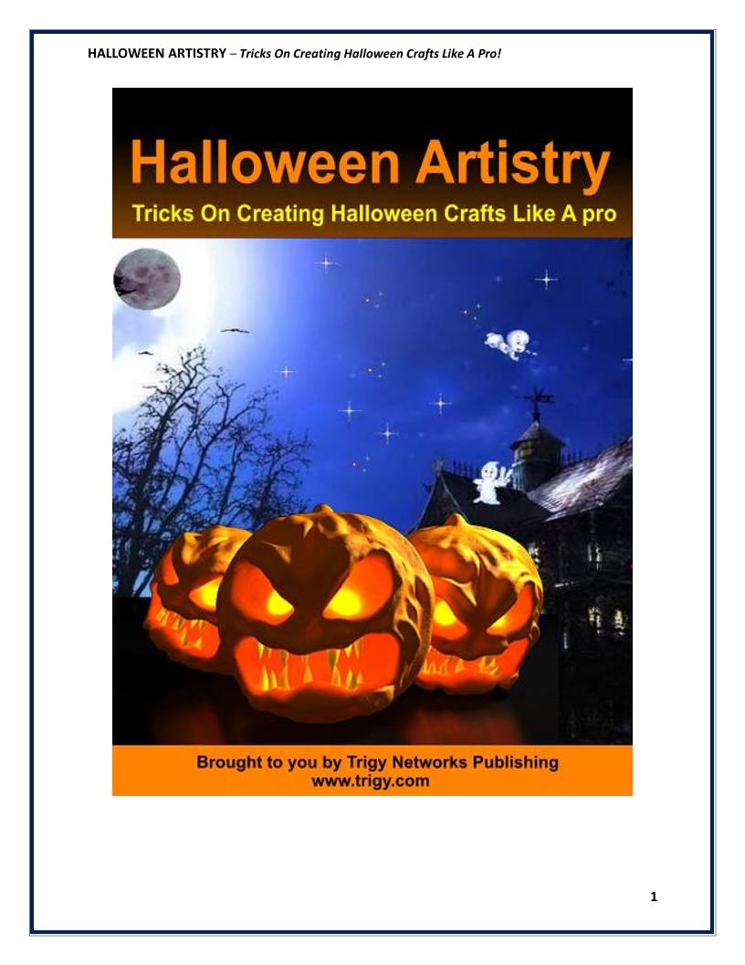 Halloween Artistry eBook: Master Spooky Crafts and Tricks Like a Pro