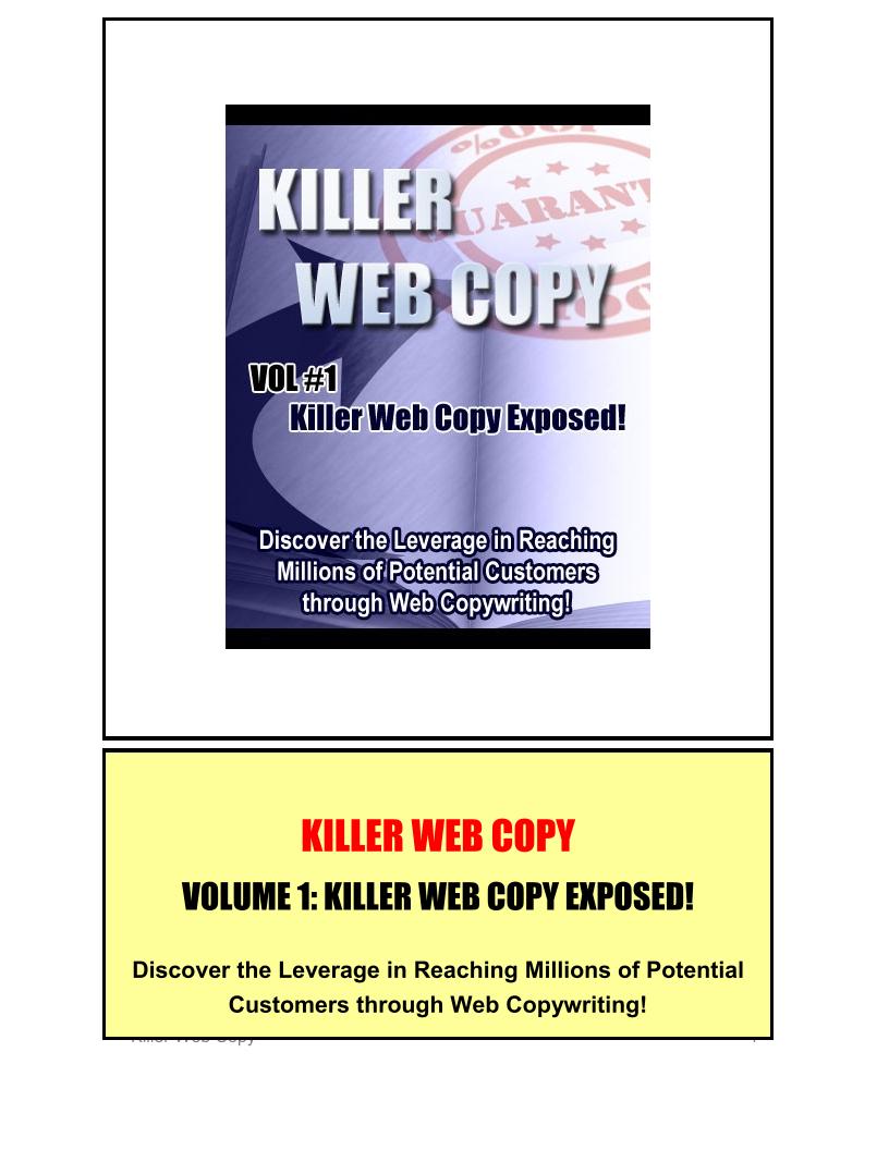 Unlock the Secrets of Killer Web Copy with This Essential eBook