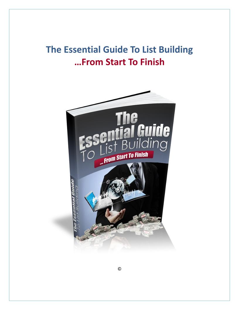 The Ultimate eBook on Mastering List Building Strategies for Success